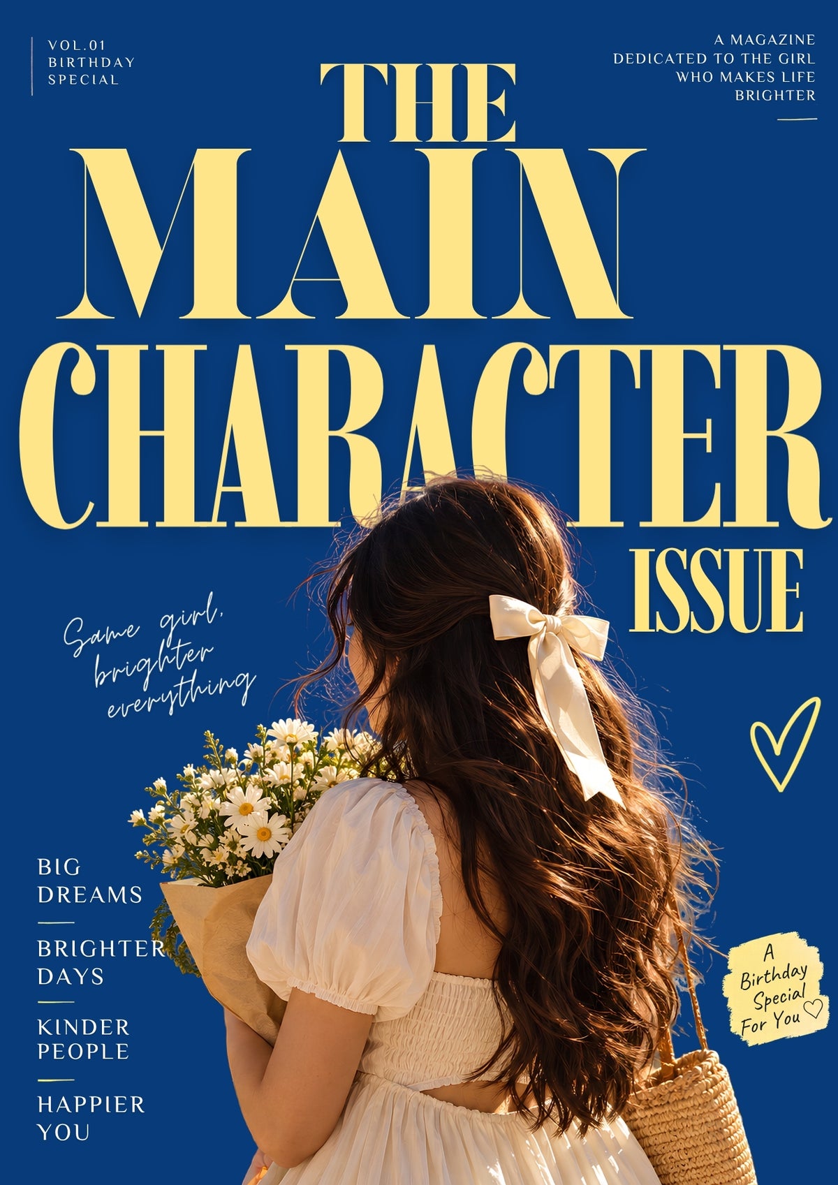 Main Character Birthday Magazine