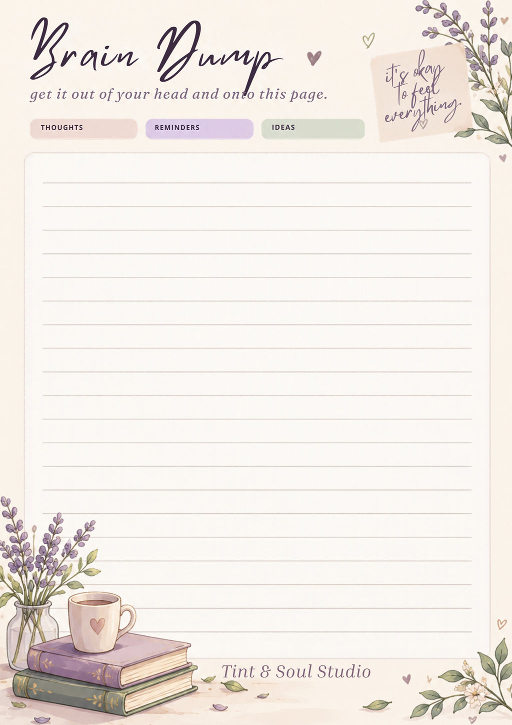 Soft Reset Mini Planner | FREE Canva Template