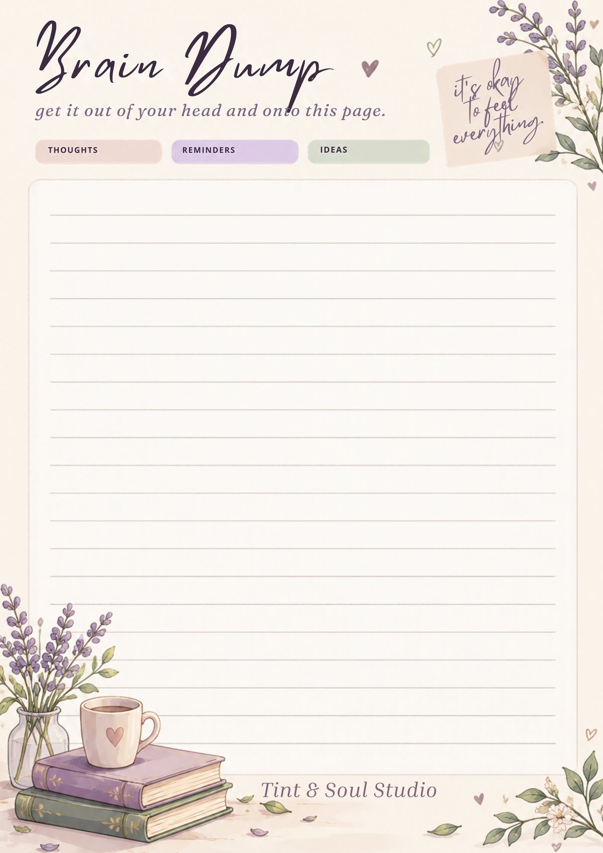 Soft Reset Mini Planner | FREE Canva Template