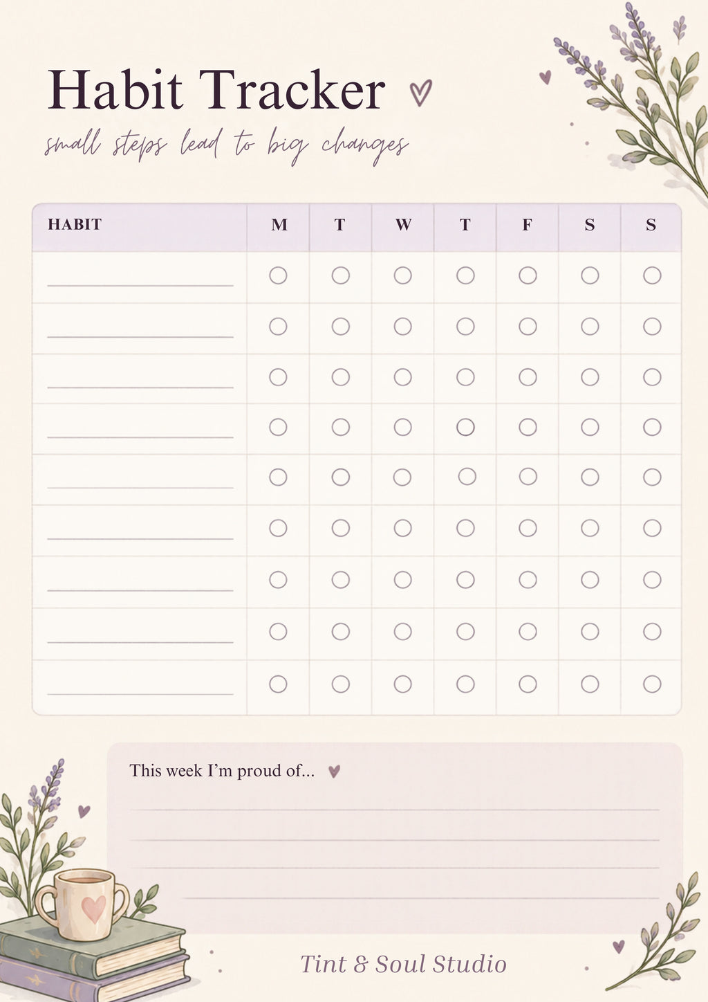 Soft Reset Mini Planner | FREE Canva Template