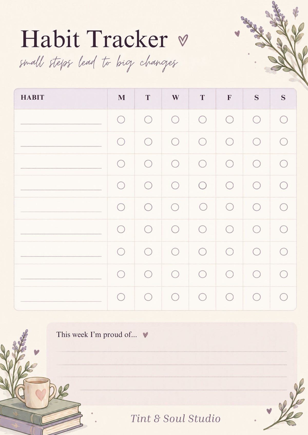 Soft Reset Mini Planner | FREE Canva Template