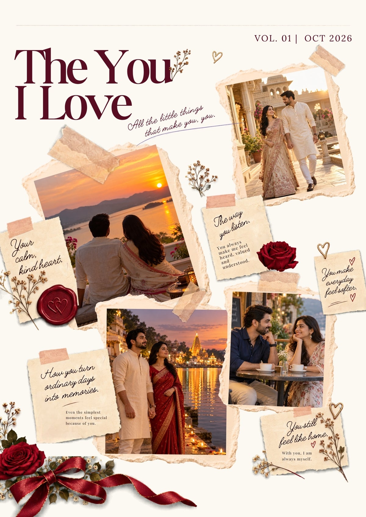 Anniversary Issue | Editable Love Story Magazine
