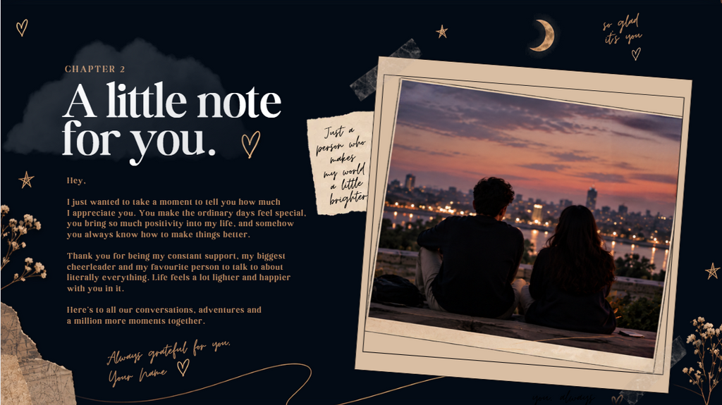 Boyfriend’s Day Interactive Website | Editable Canva Template