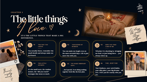 Boyfriend’s Day Interactive Website | Editable Canva Template