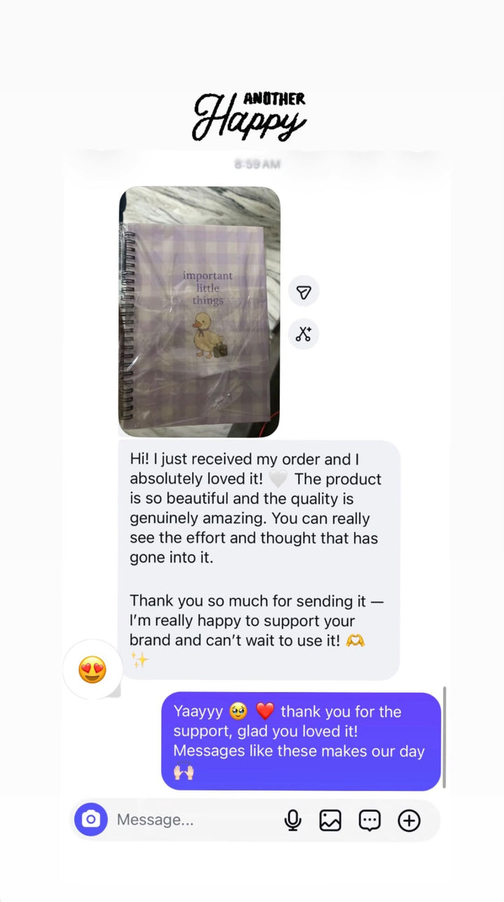 Message from A customer in A customer in Hyderabad